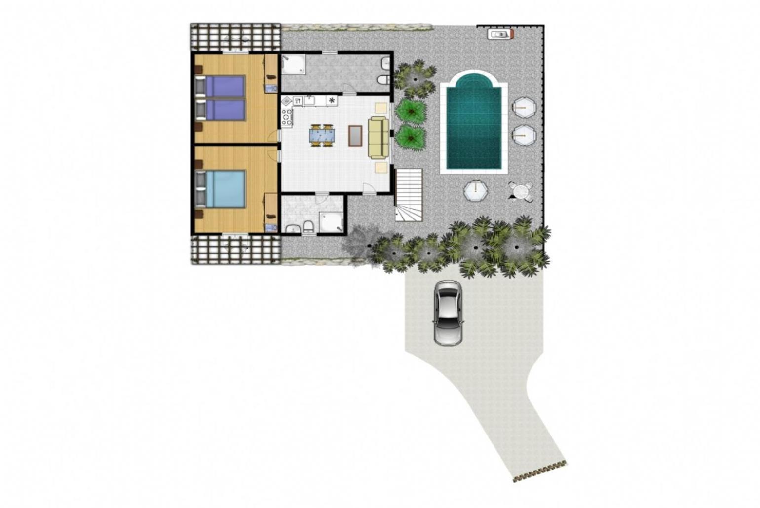 Villa Aris Gimari Eksteriør billede
